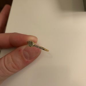 gold and diamond ring from zales